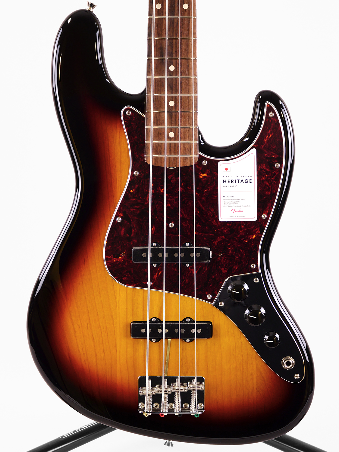 Fender Made in Japan Heritage 60s Jazz Bass 2024 (3-Color Sunburst)