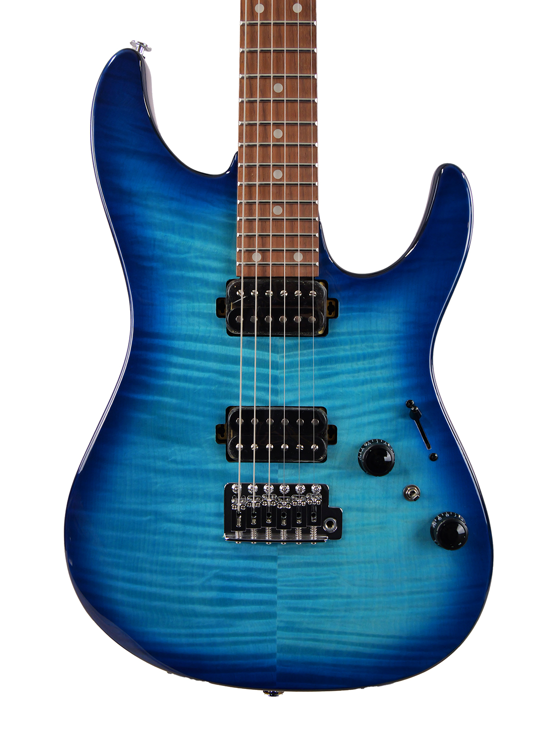 Ibanez AZ24S1F (Transparent Turquoise Burst)
