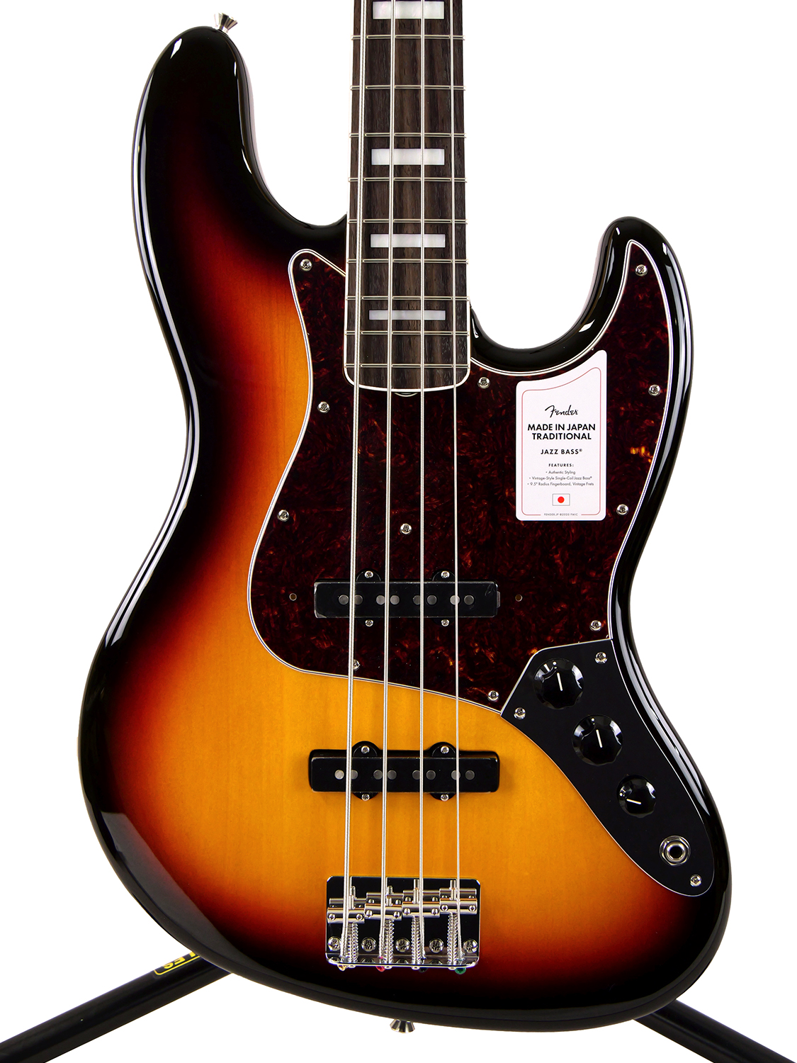 Fender Made in Japan Traditional Late '60s Jazz Bass (3-Color Sunburst)