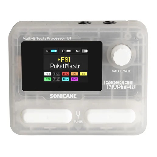 Sonicake Pocket Master  ポケットマスター マルチエフェクター ソニケーキ (Clear White)