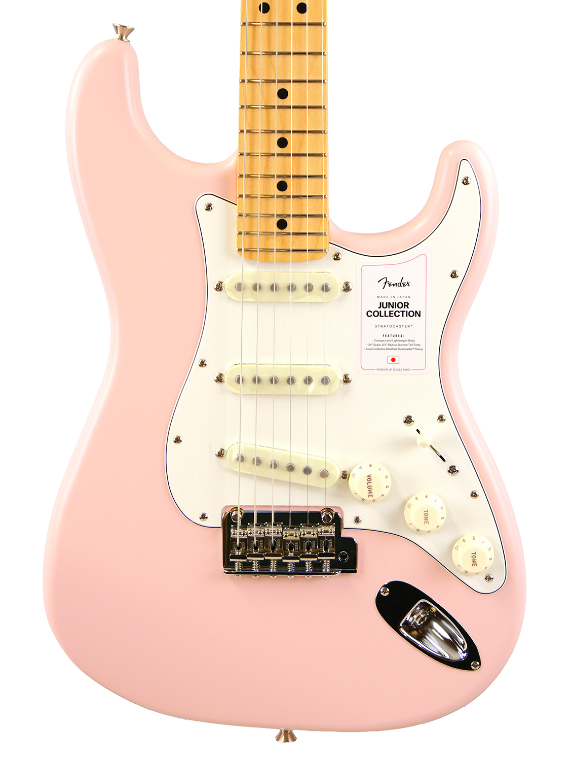 Fender Made in Japan Junior Collection Stratocaster (Satin Shell Pink)