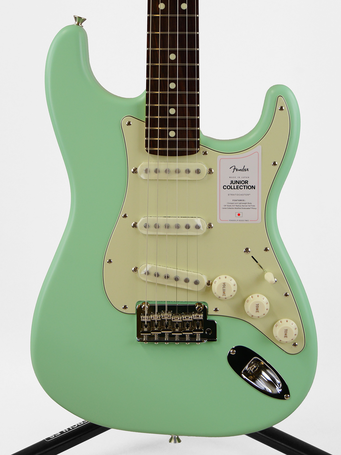 Fender Made in Japan Junior Collection Stratocaster (Satin Surf Green)