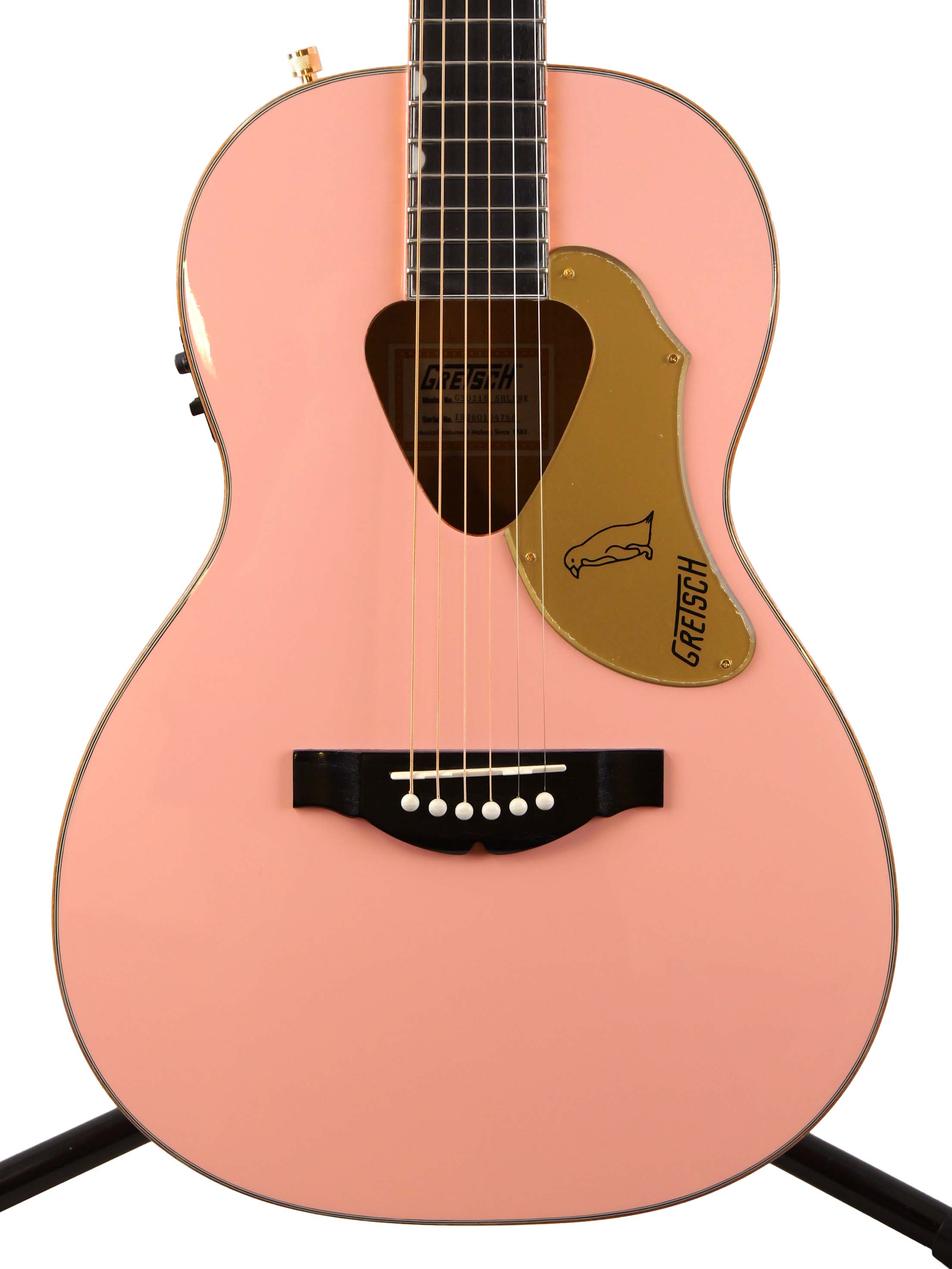 Gretsch G5021E Rancher Penguin Parlor Acoustic/Electric (Shell Pink)