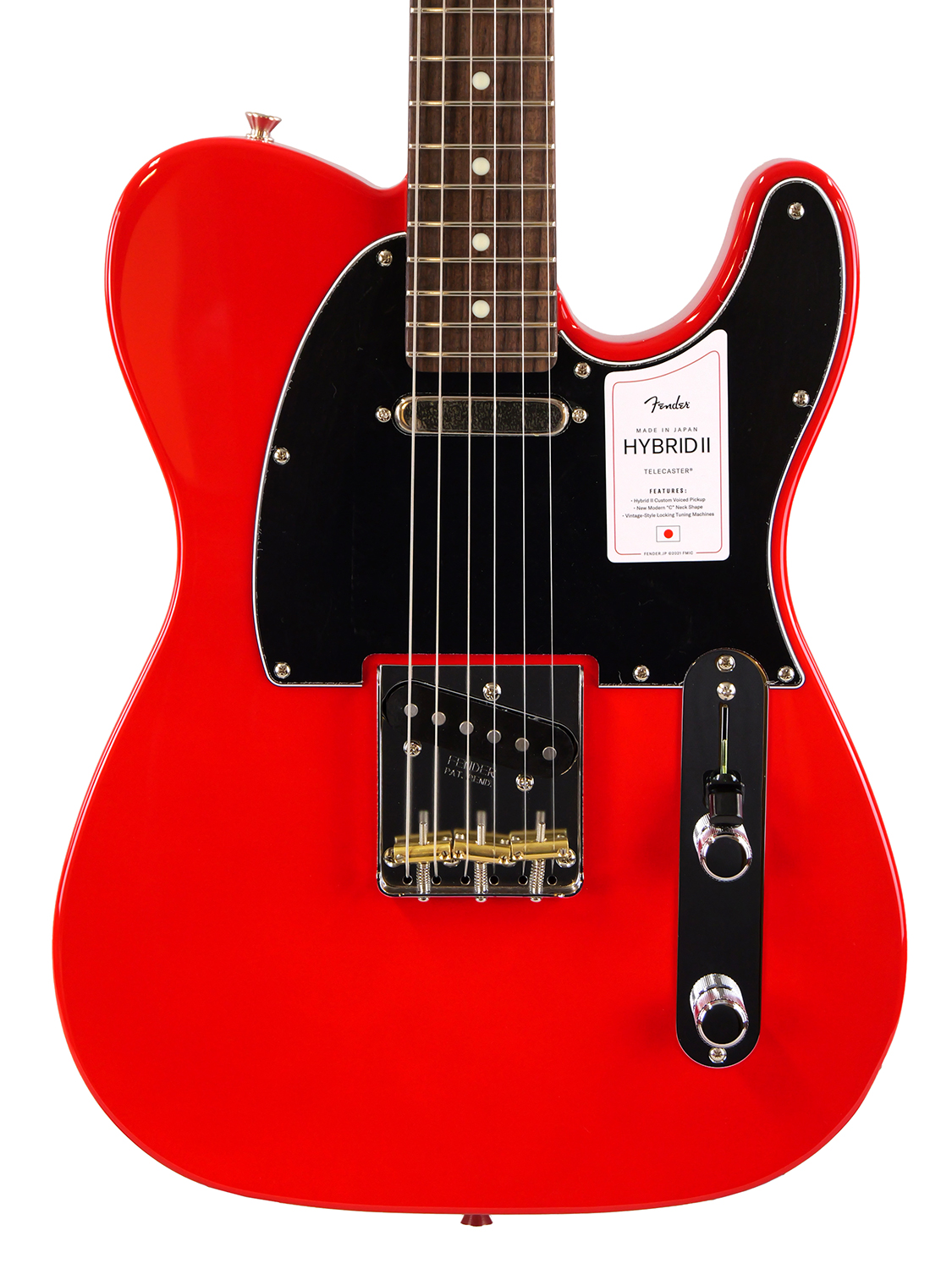 Fender Made in Japan Hybrid II Telecaster (Modena Red)