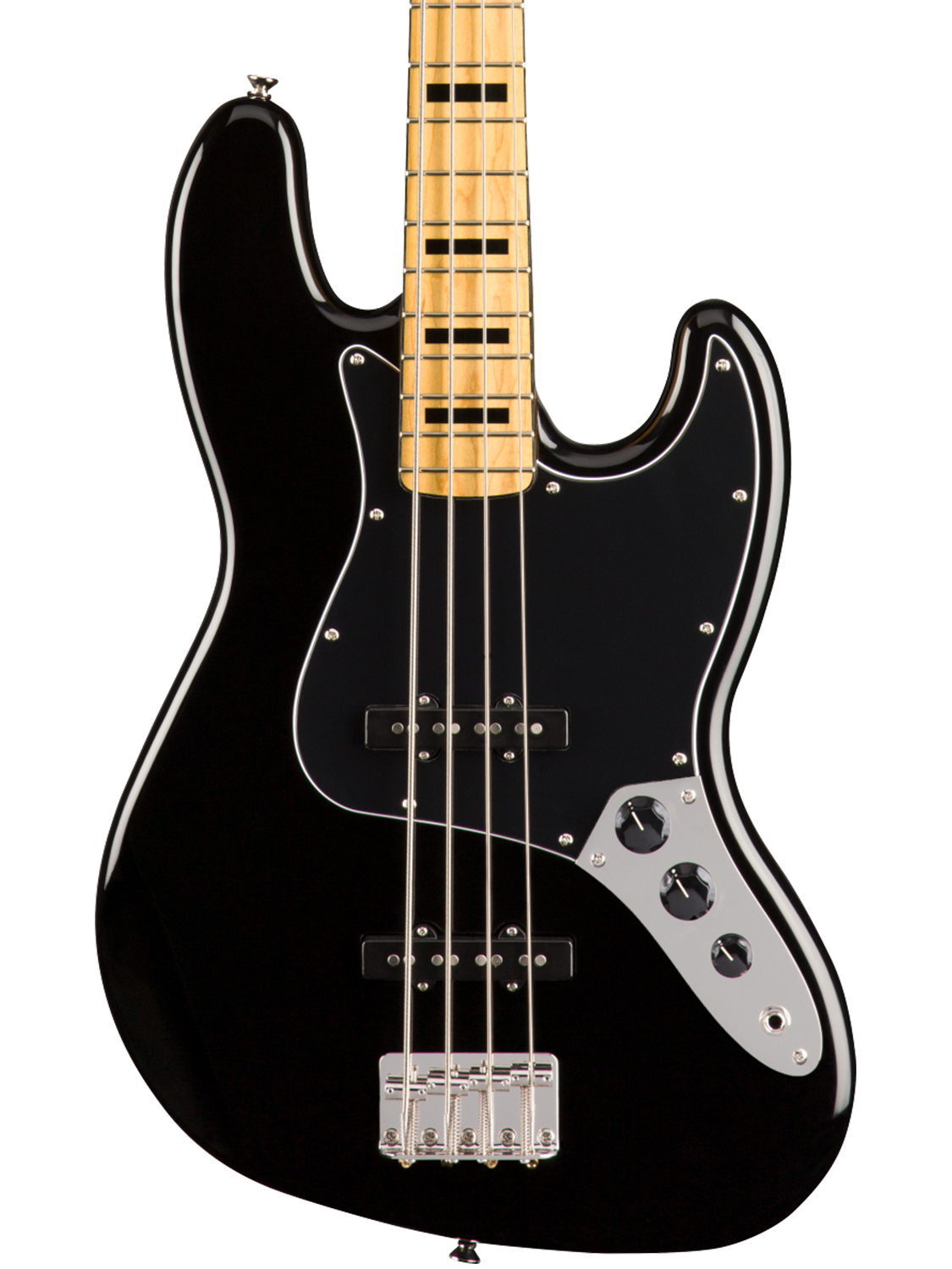 Squier by Fender Classic Vibe '70s Jazz Bass  (Black)