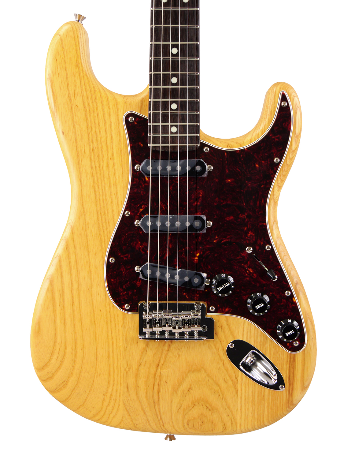 店頭展示処分特価！Fender Made in Japan Limited Stratocaster Raw Ash (Vintage Natural）