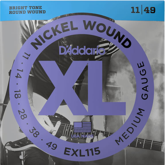 D'Addario EXL115 Blues / Jazz Rock (11-49)