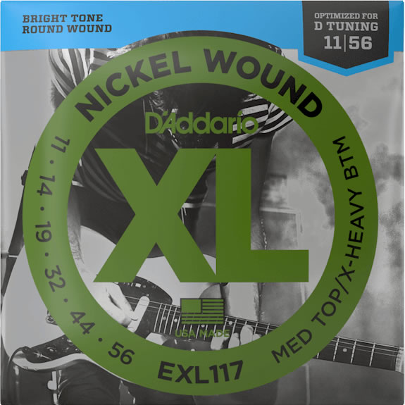 D'Addario EXL117 Medium Top/Extra Heavy Bottom (11-56)