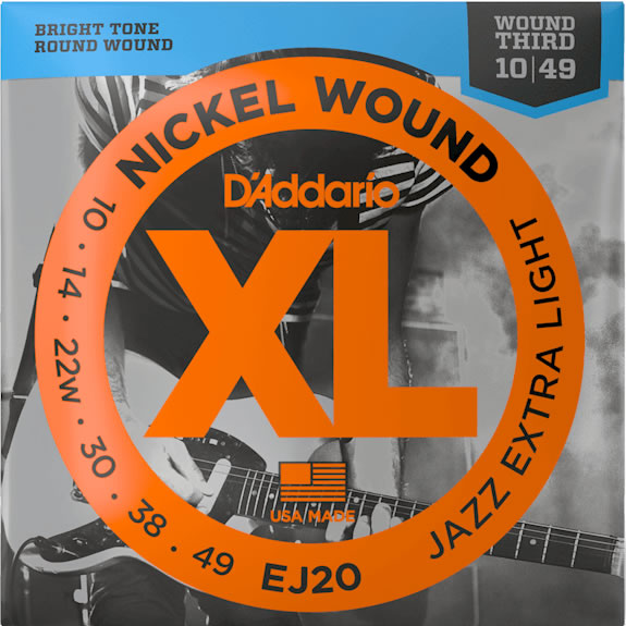 D'Addario EJ20 Jazz Extra-Light (10-49)