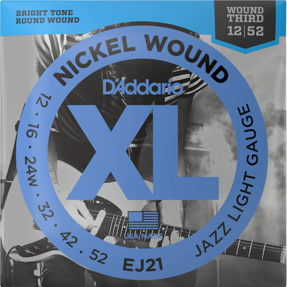D'Addario EJ21 Jazz Light (12-52)