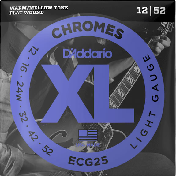 D'Addario ECG25 Light (12-52)