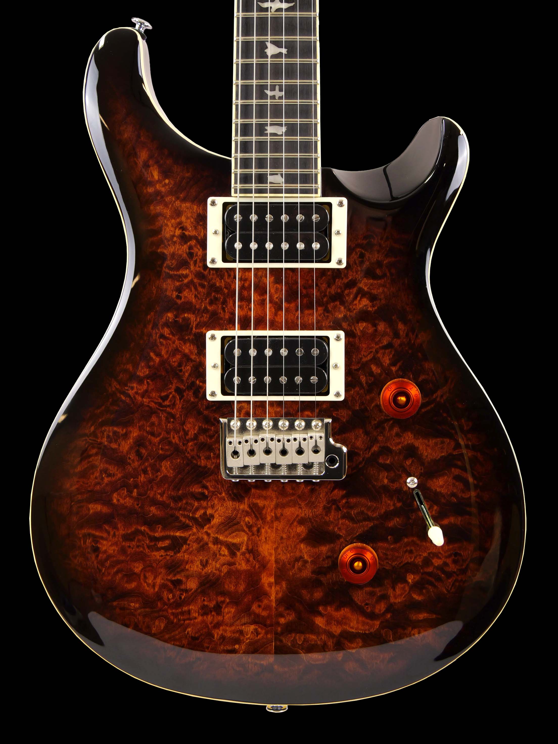 Paul Reed Smith(PRS) SE Custom 24 Quilt Package w/SE Locking Tuner (Black Gold Sunburst) 【USED】