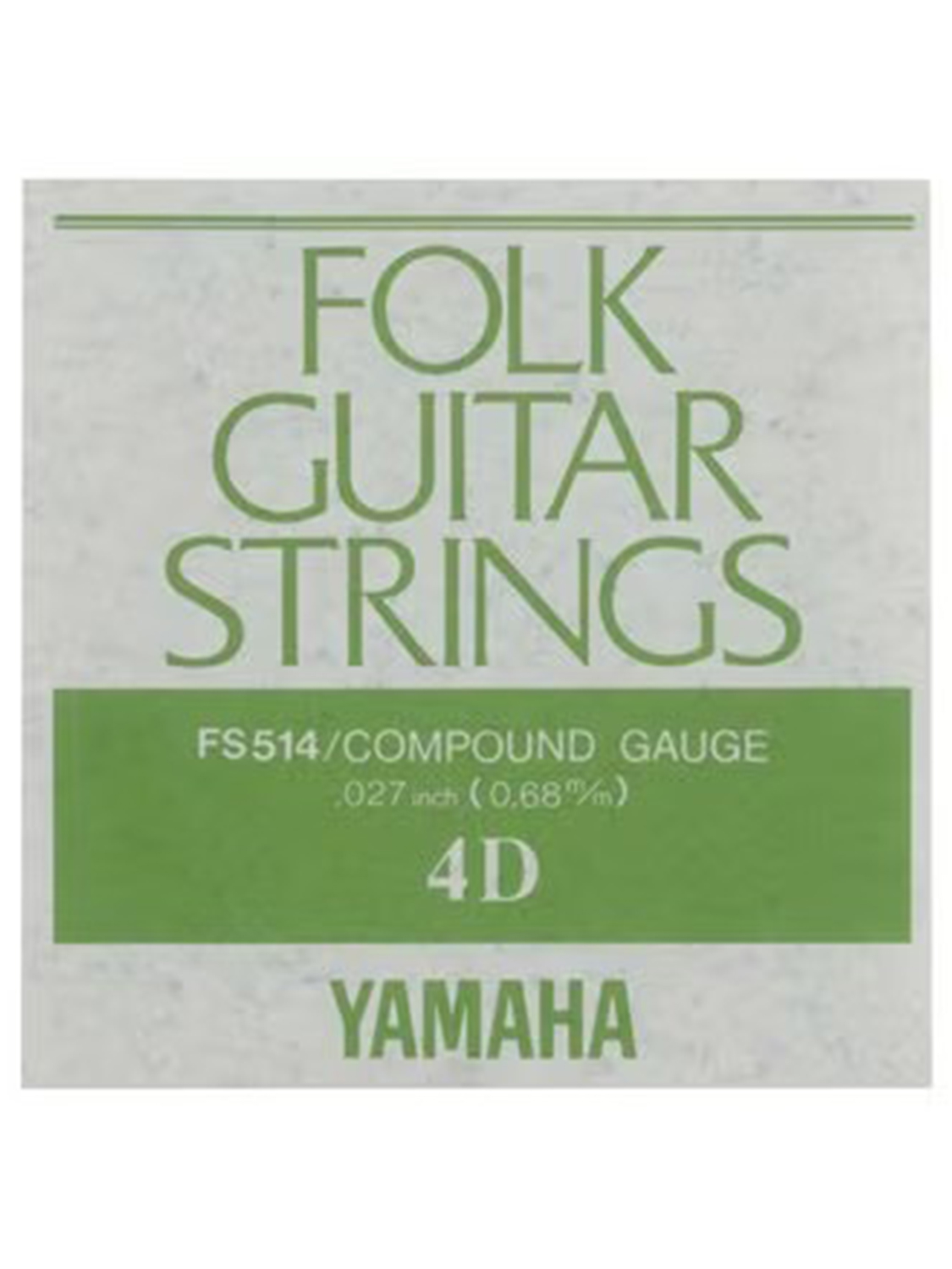 YAMAHA FS-514 フォークギター用/コンパウンドゲージ/バラ弦【4弦】