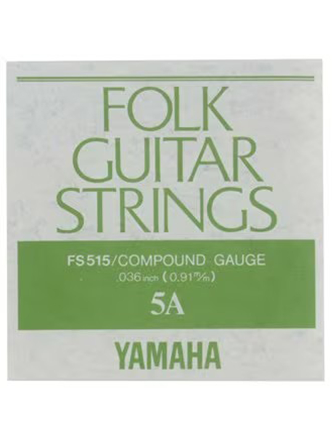YAMAHA FS-515 フォークギター用/コンパウンドゲージ/バラ弦【5弦】