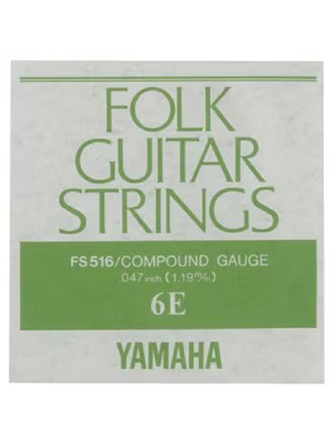 YAMAHA FS-516 フォークギター用/コンパウンドゲージ/バラ弦【6弦】