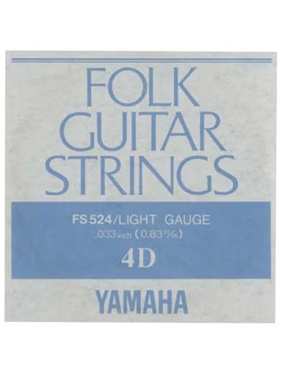 YAMAHA FS-524 フォークギター用/ライトゲージ/バラ弦【4弦】