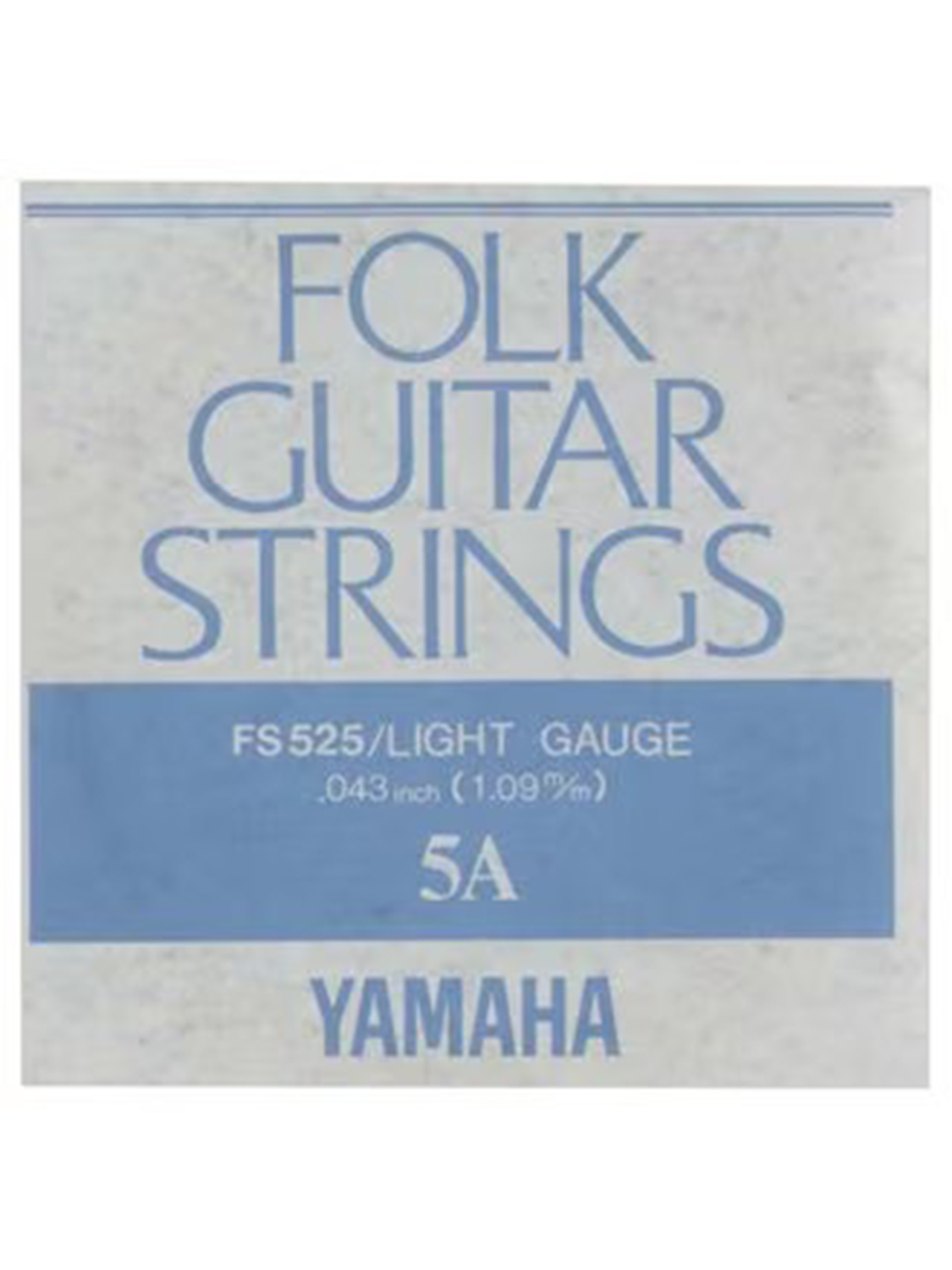 YAMAHA FS-525 フォークギター用/ライトゲージ/バラ弦【5弦】