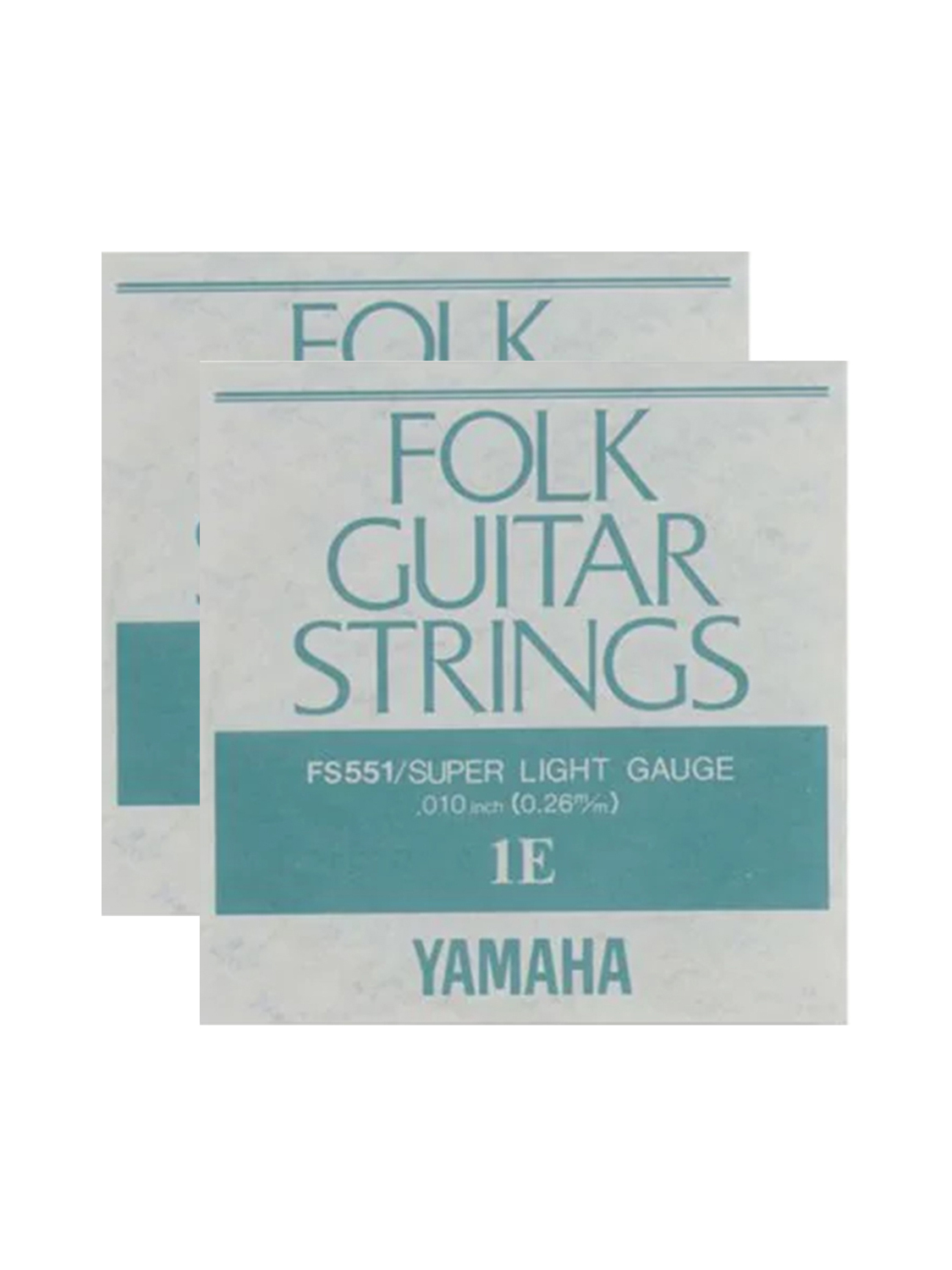 YAMAHA FS-551×2 フォークギター用/スーパーライトゲージ/バラ弦【1弦の2本セット】