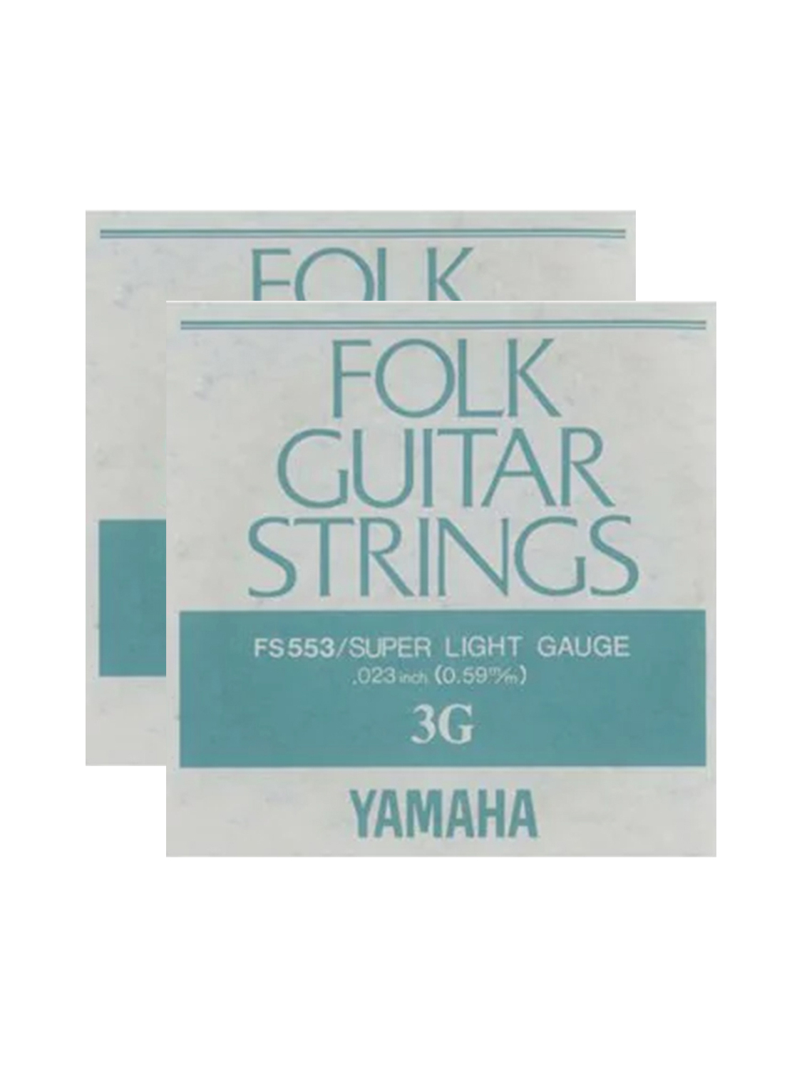 YAMAHA FS-553×2 フォークギター用/スーパーライトゲージ/バラ弦【3弦の2本セット】