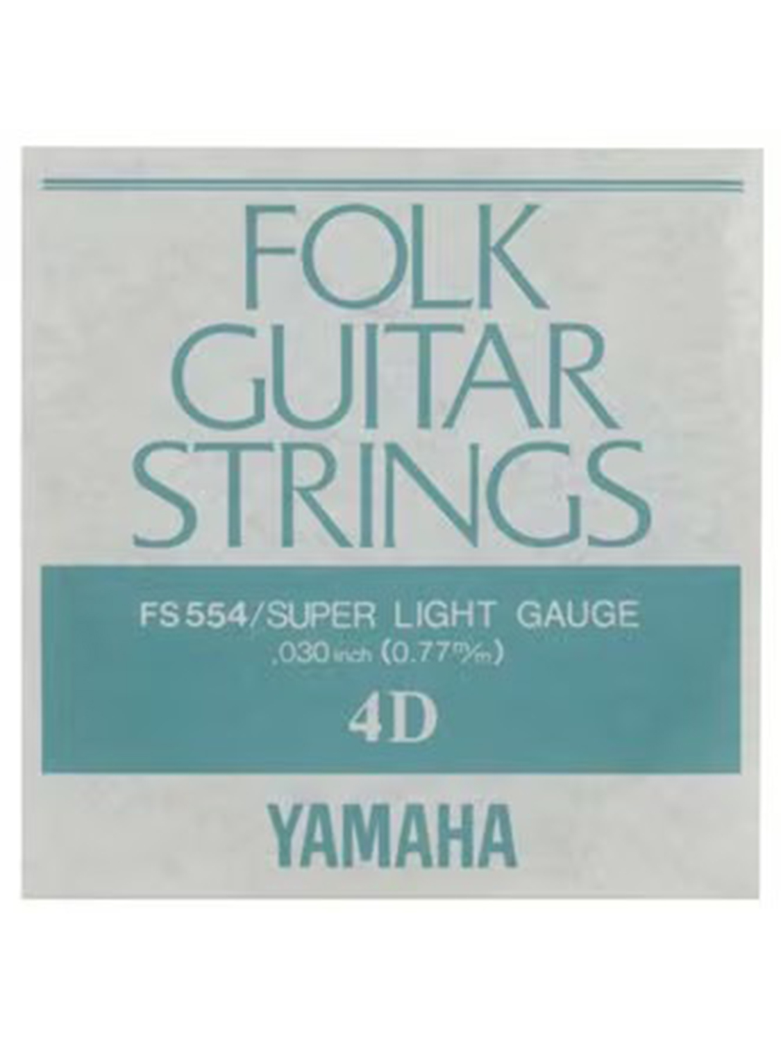 YAMAHA FS-554 フォークギター用/スーパーライトゲージ/バラ弦【4弦】