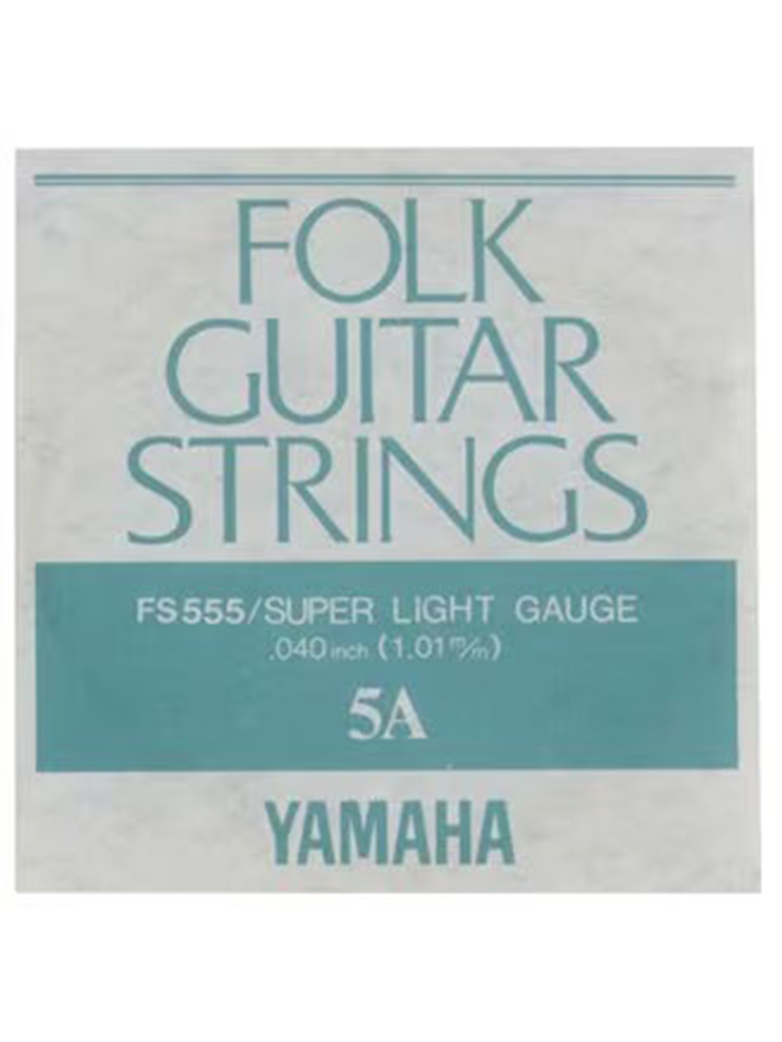 YAMAHA FS-555 フォークギター用/スーパーライトゲージ/バラ弦【5弦】