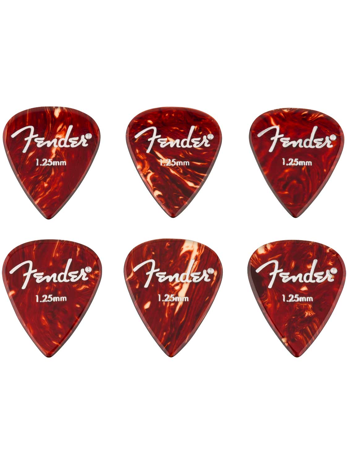 Fender ピック 351 Aero Acrylic Picks/1.25mm(6PK)