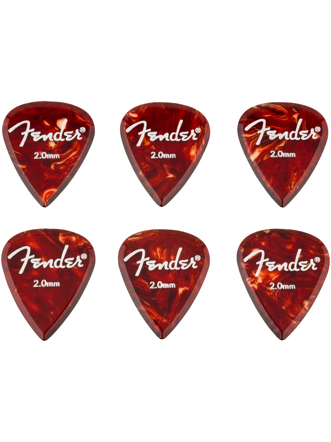 Fender ピック 351 Aero Acrylic Picks/2.0mm(6PK)