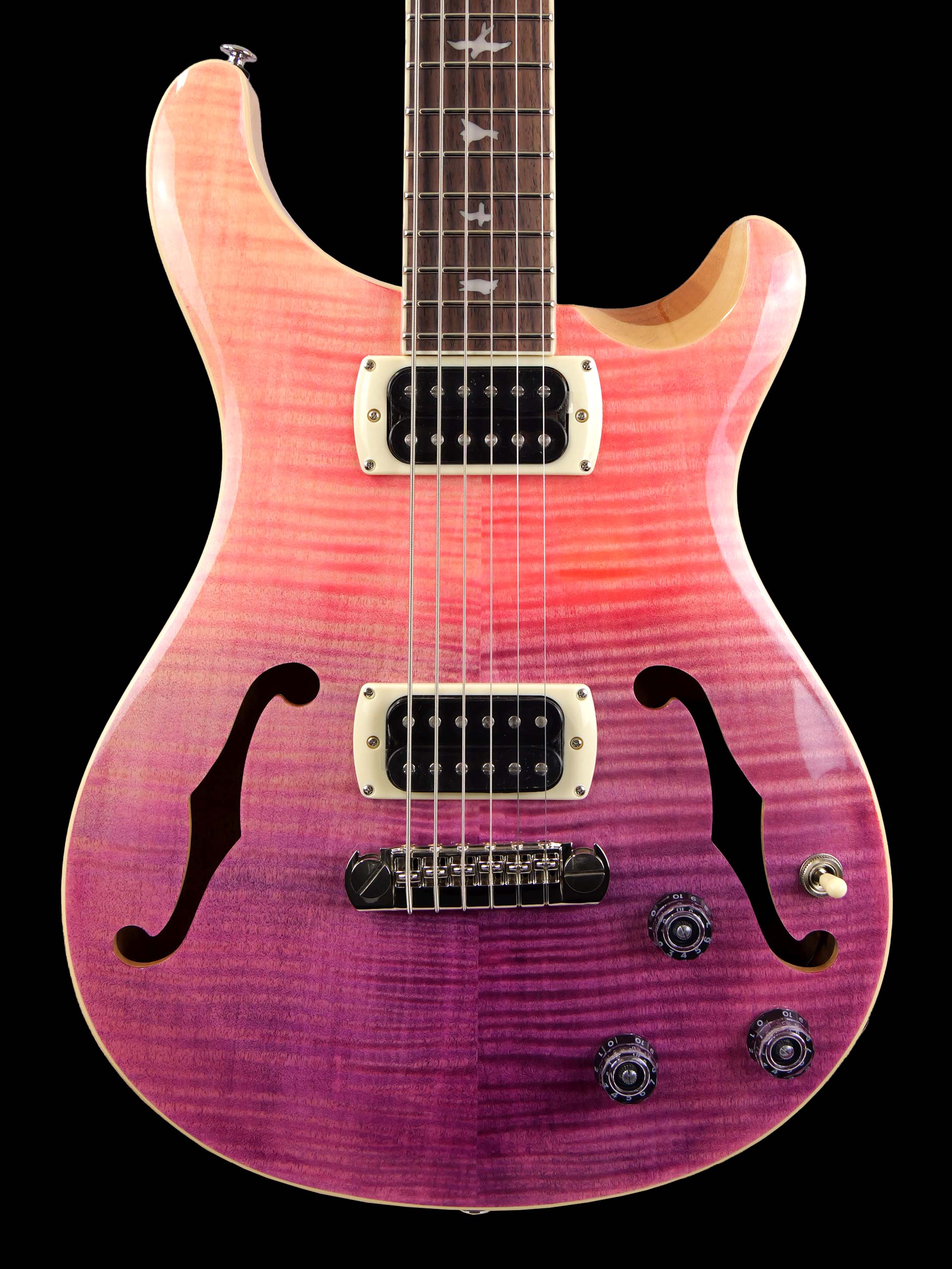 Paul Reed Smith(PRS) SE Ed Sheeran Hollowbody I Piezo Baritone (Pink Ombre)