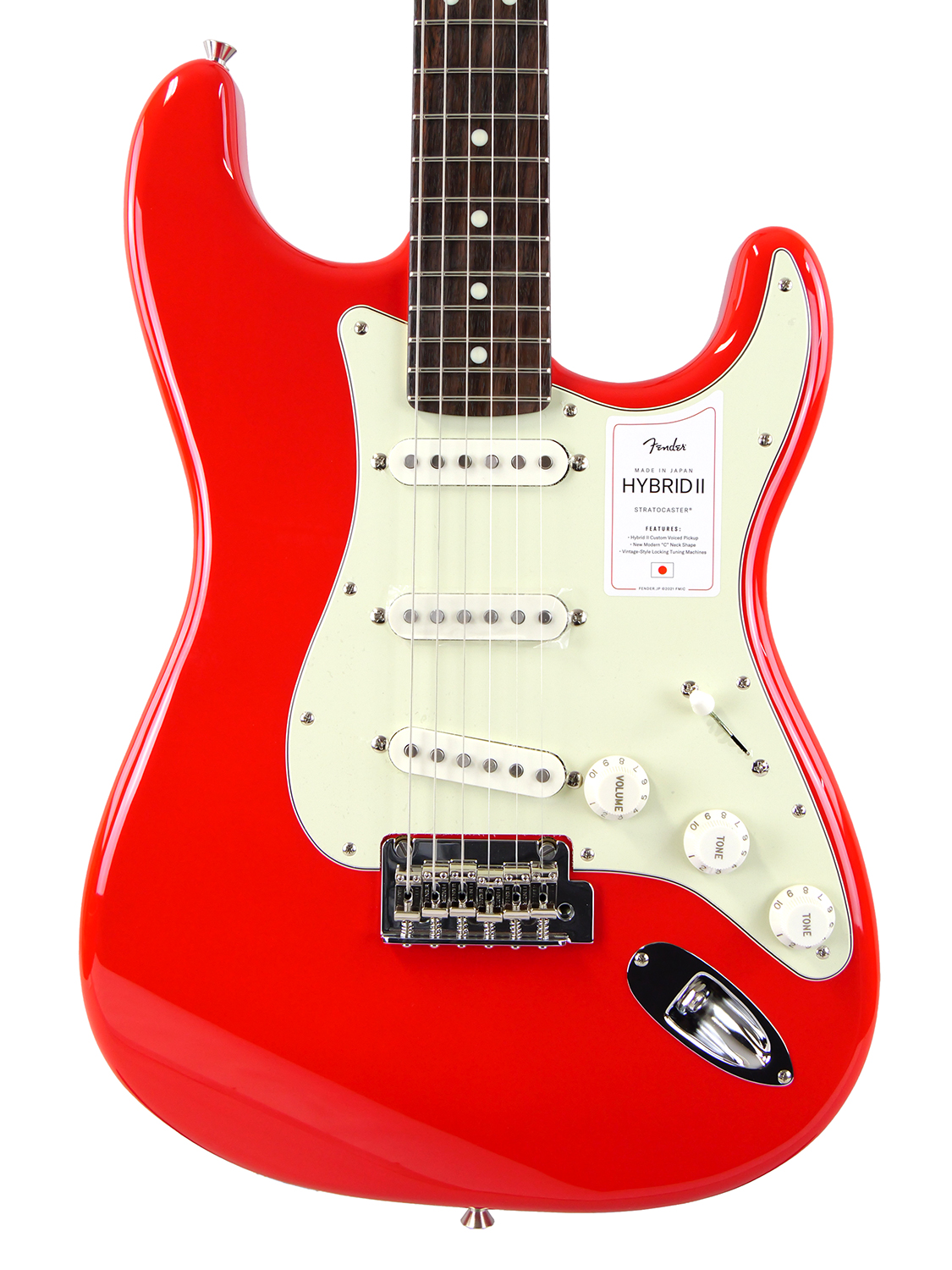 Fender Made in Japan Hybrid II Stratocaster (Modena Red)