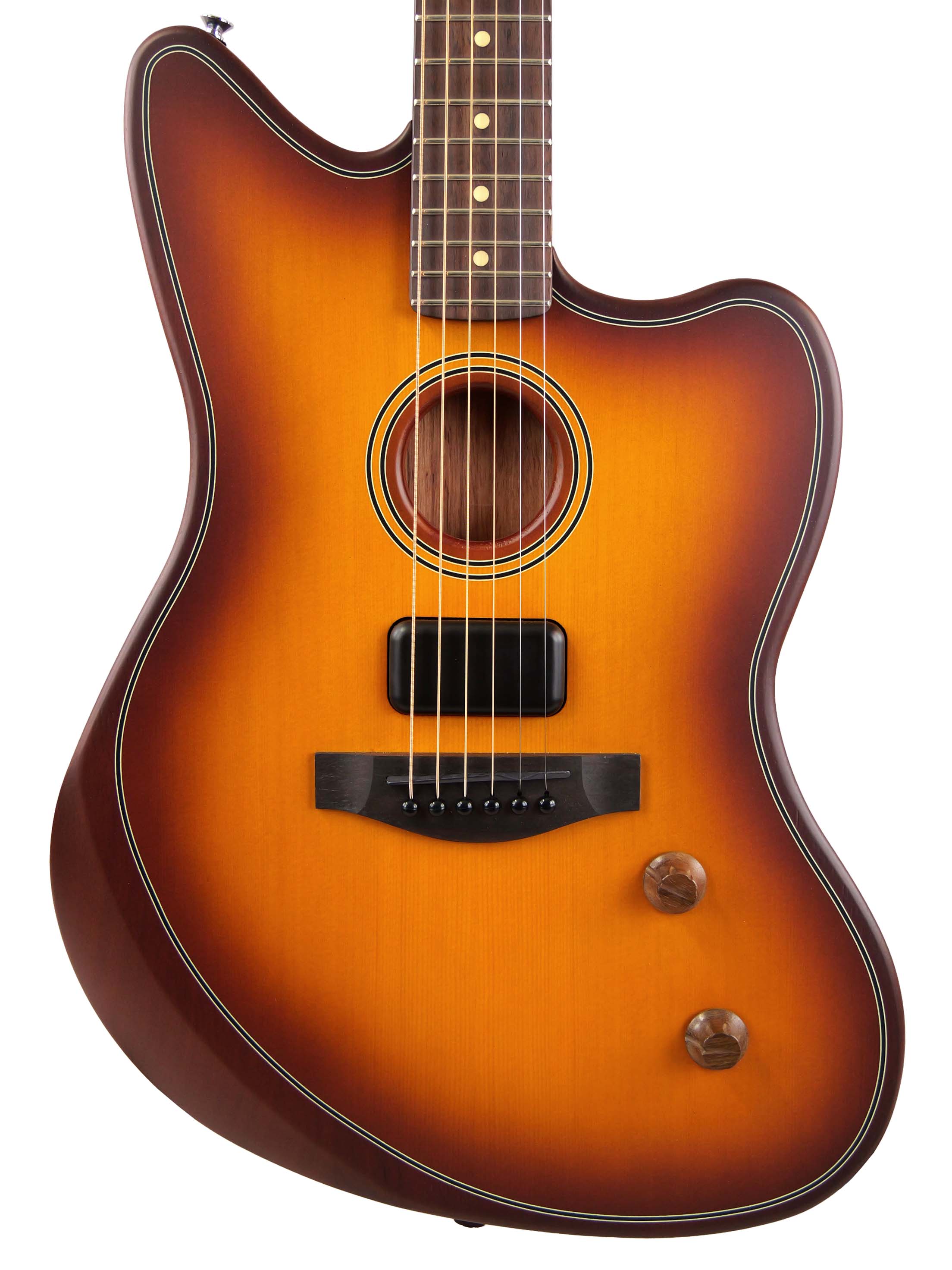 Fender Acoustasonic Standard Jazzmaster (Honey Burst)