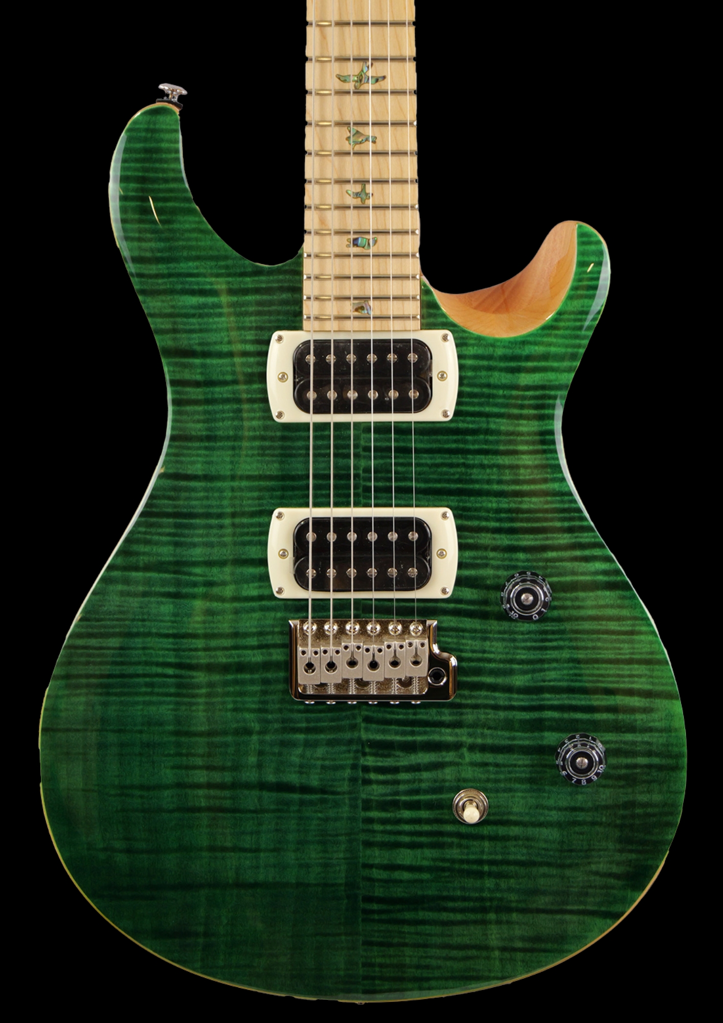Paul Reed Smith (PRS) SE CE 24 Maple Top/  Maple FB (Teal Balck/ Natural Back)