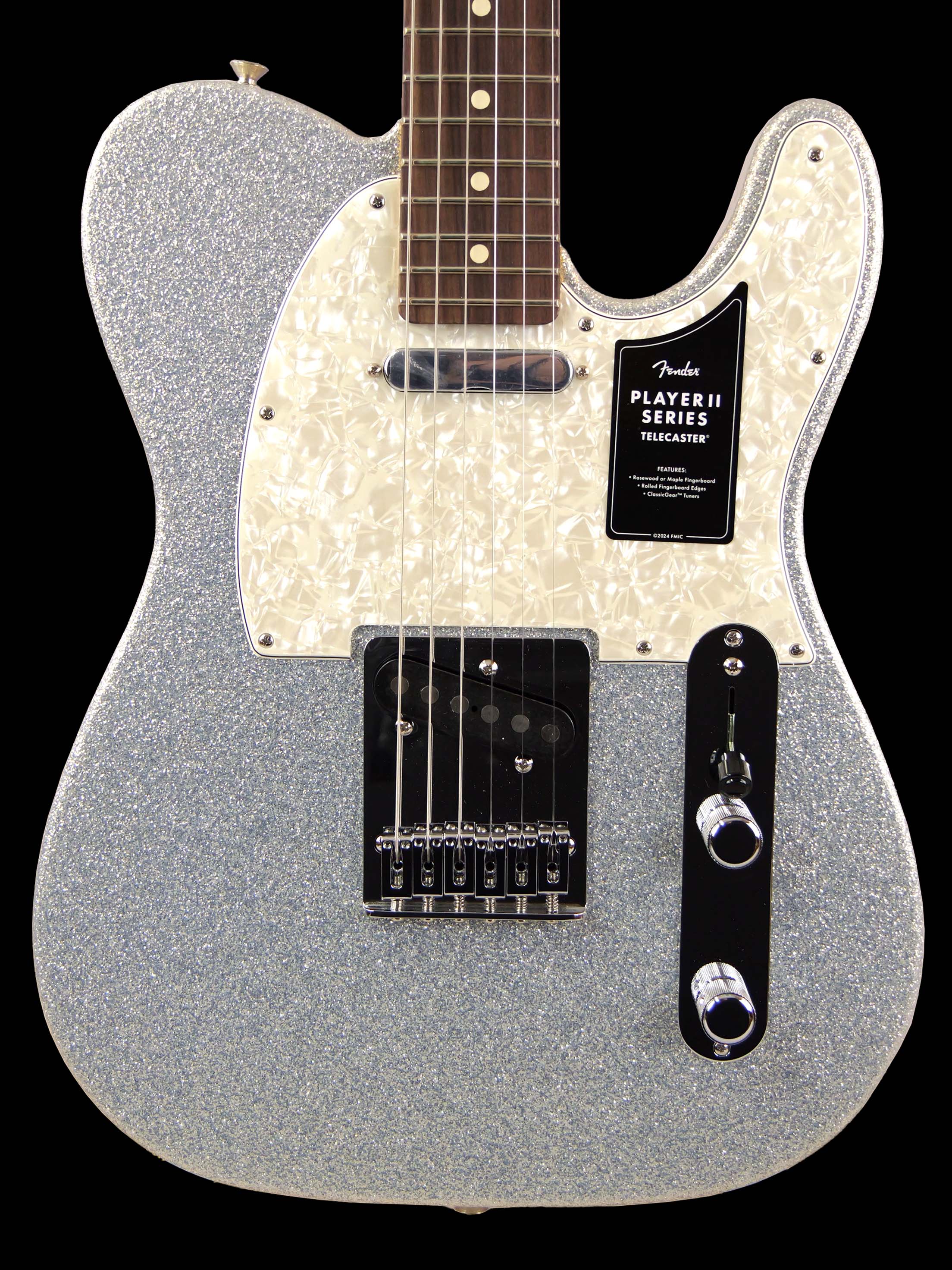 Fender 75th Anniversary Player II Sparkle Telecaster (Diamond Dust Sparkle)