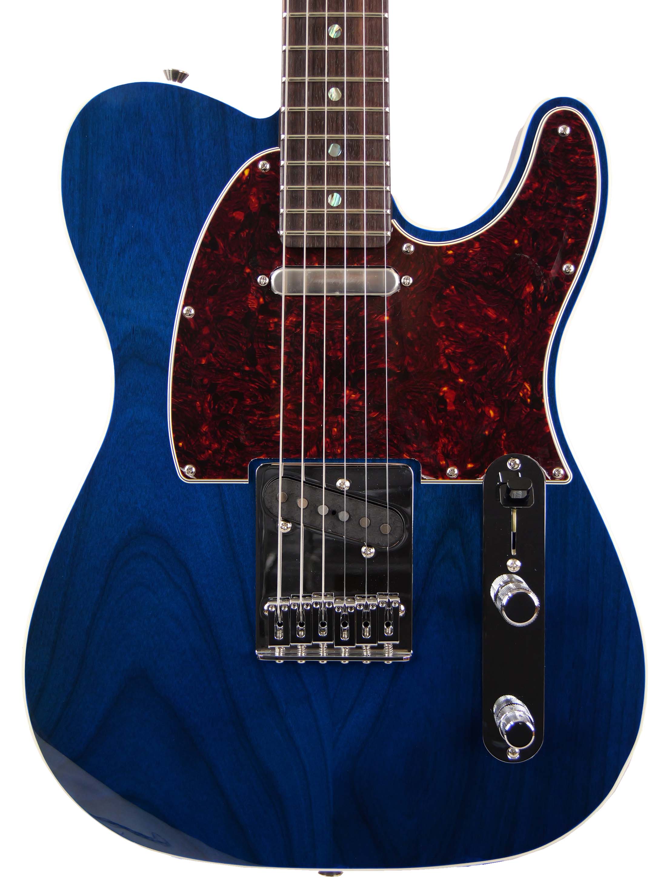 (SOLD)Fender Made in Japan Active Modern Telecaster (Sapphire Blue Trans)