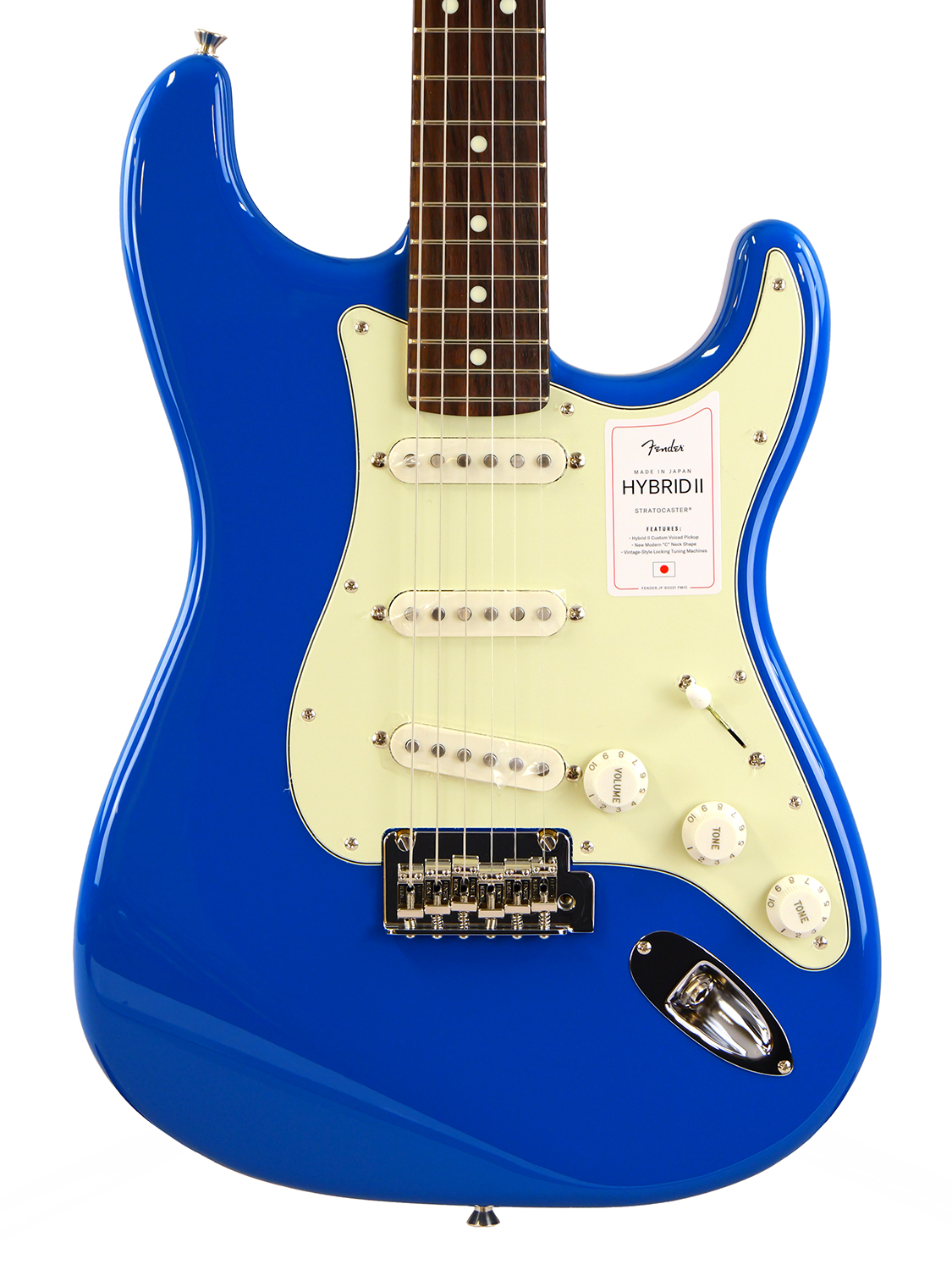 Fender Made in Japan Hybrid II Stratocaster (Forest Blue)
