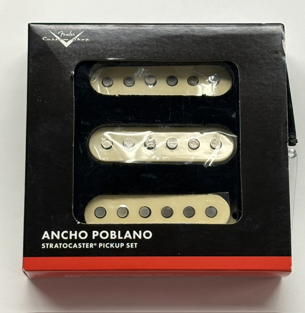 Fender Custom Shop Ancho Poblano Stratocaster Pickup Set (Aged White)