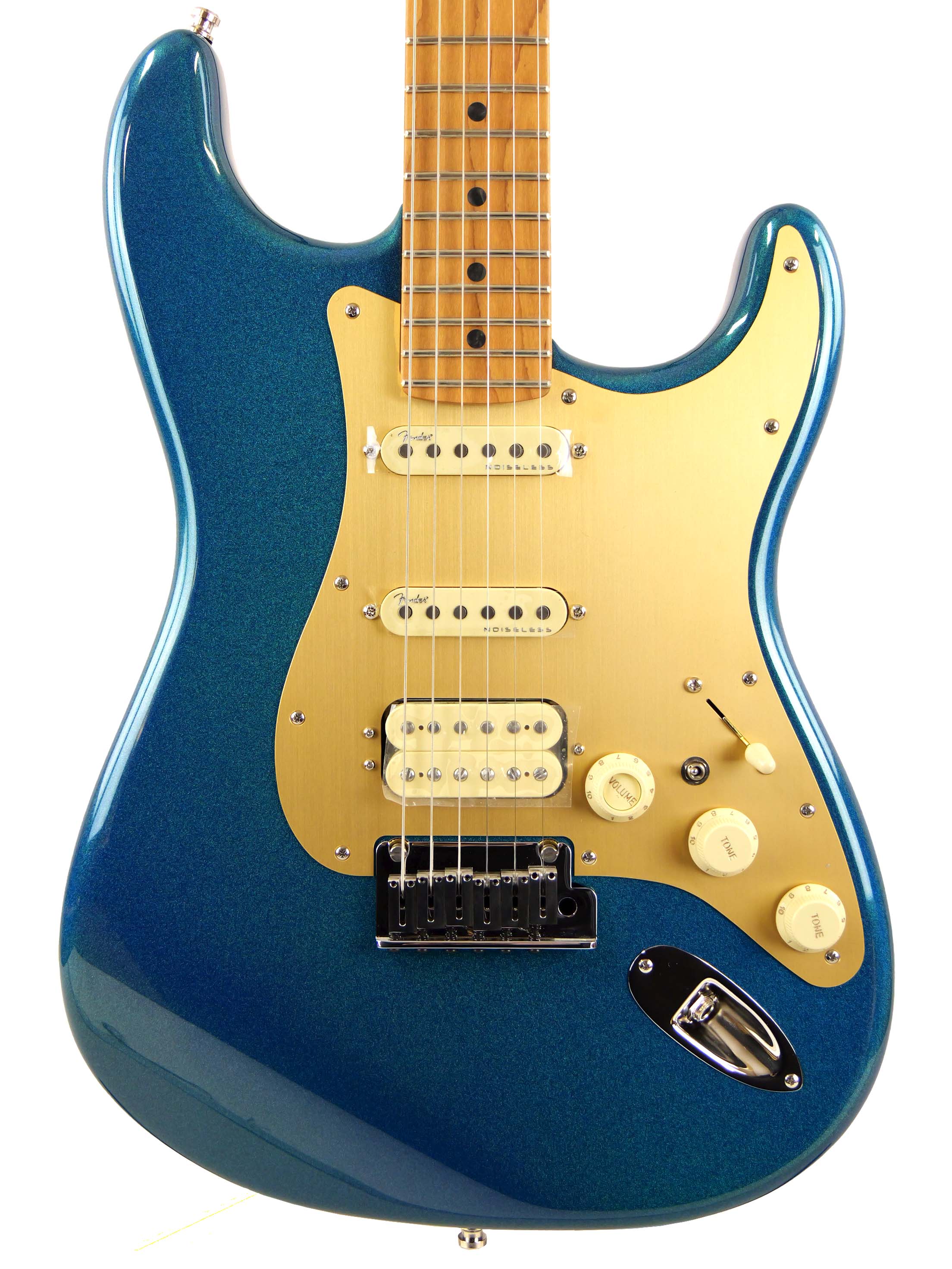 Fender Limited Edition American Ultra II Stratocaster HSS Roasted Maple Fingerboard (Aurora Rainbow Metallic Flop Finish)