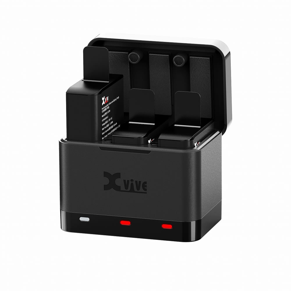 Xvive U5C Batteries + Battery Charger