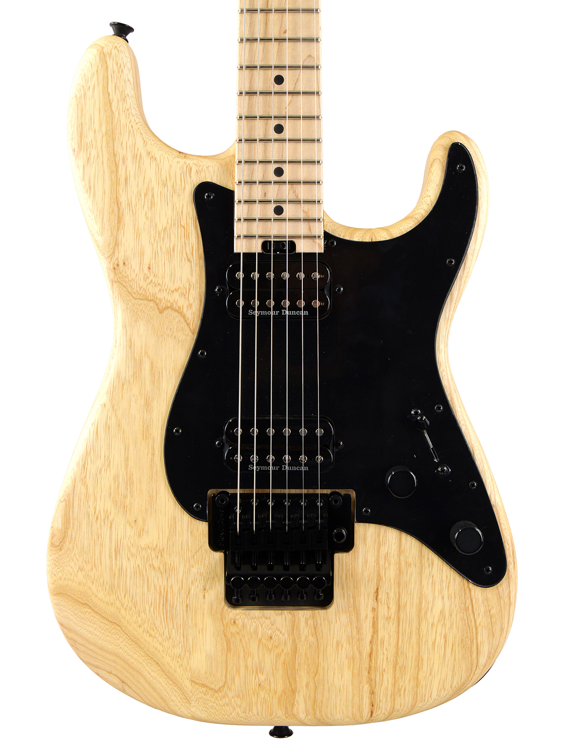 Charvel Pro-Mod So-Cal Style 1 HH FR M, Maple Fingerboard, Natural Ash