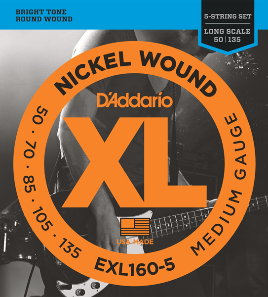 D'Addario EXL160-5 【5弦】 (50-135)