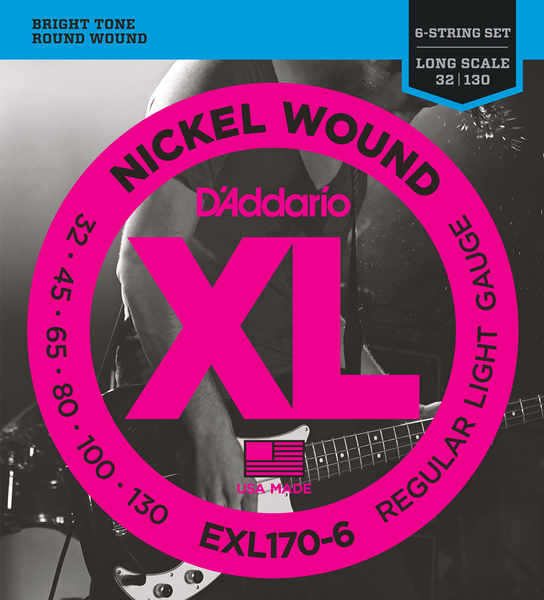 D'Addario EXL170-6 【6弦】 (32-130)