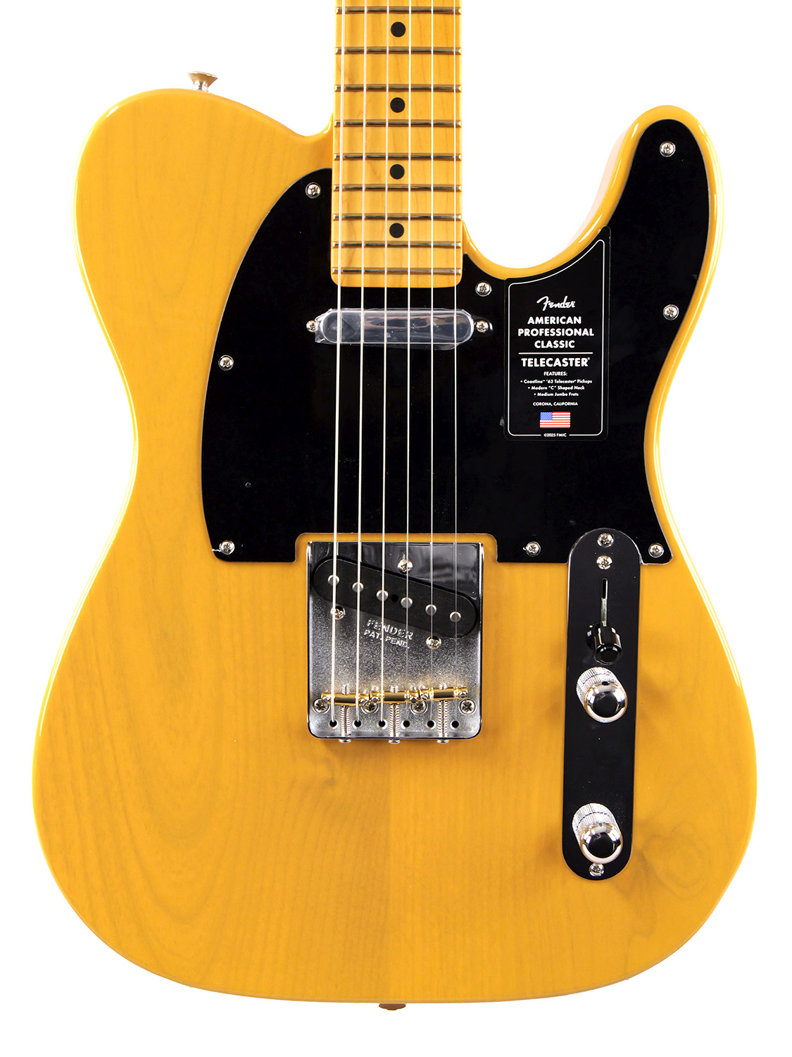 Fender American Professional Classic Telecaster (Butterscotch Blonde)
