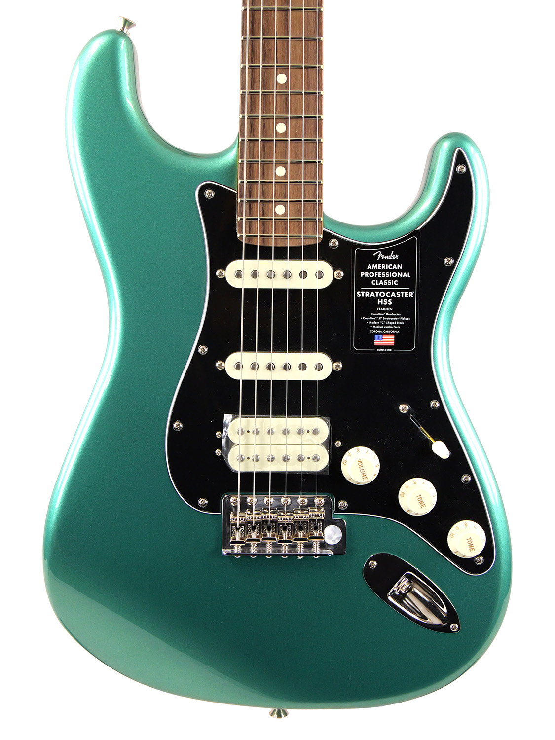 Fender American Professional Classic Stratocaster HSS（Faded Sherwood Green Metallic）