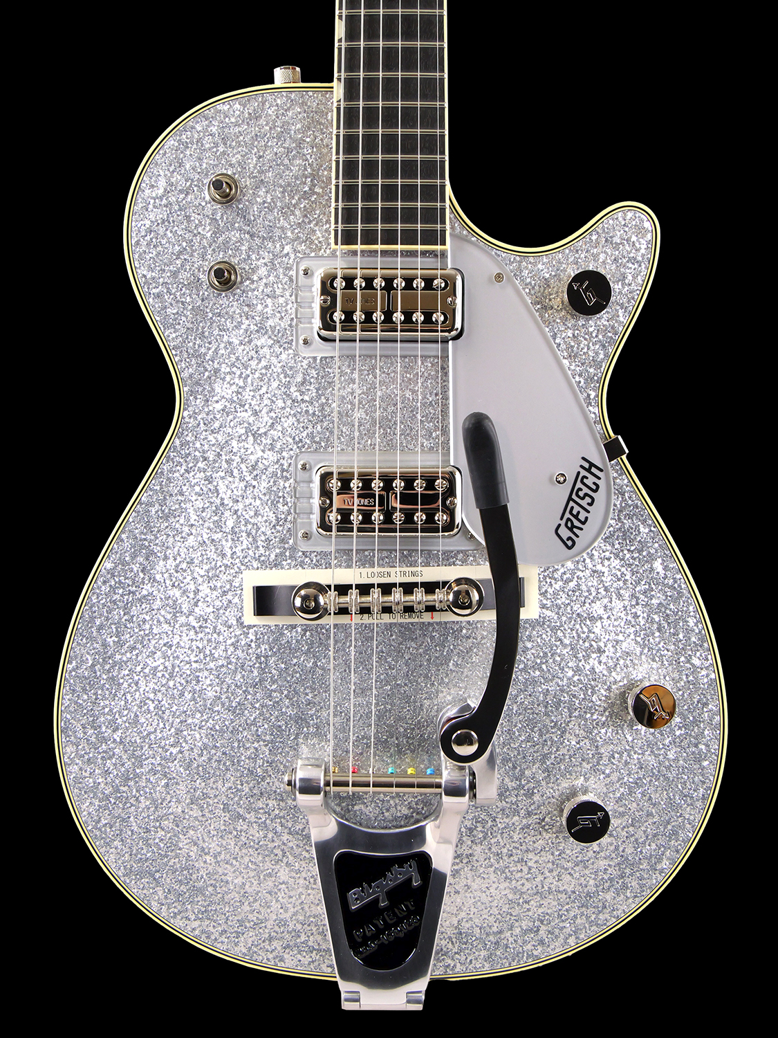 ☆Gretschセール実施中☆ Gretsch G6129T-59 Vintage Select '59 Silver Jet with Bigsby (Silver Sparkle)