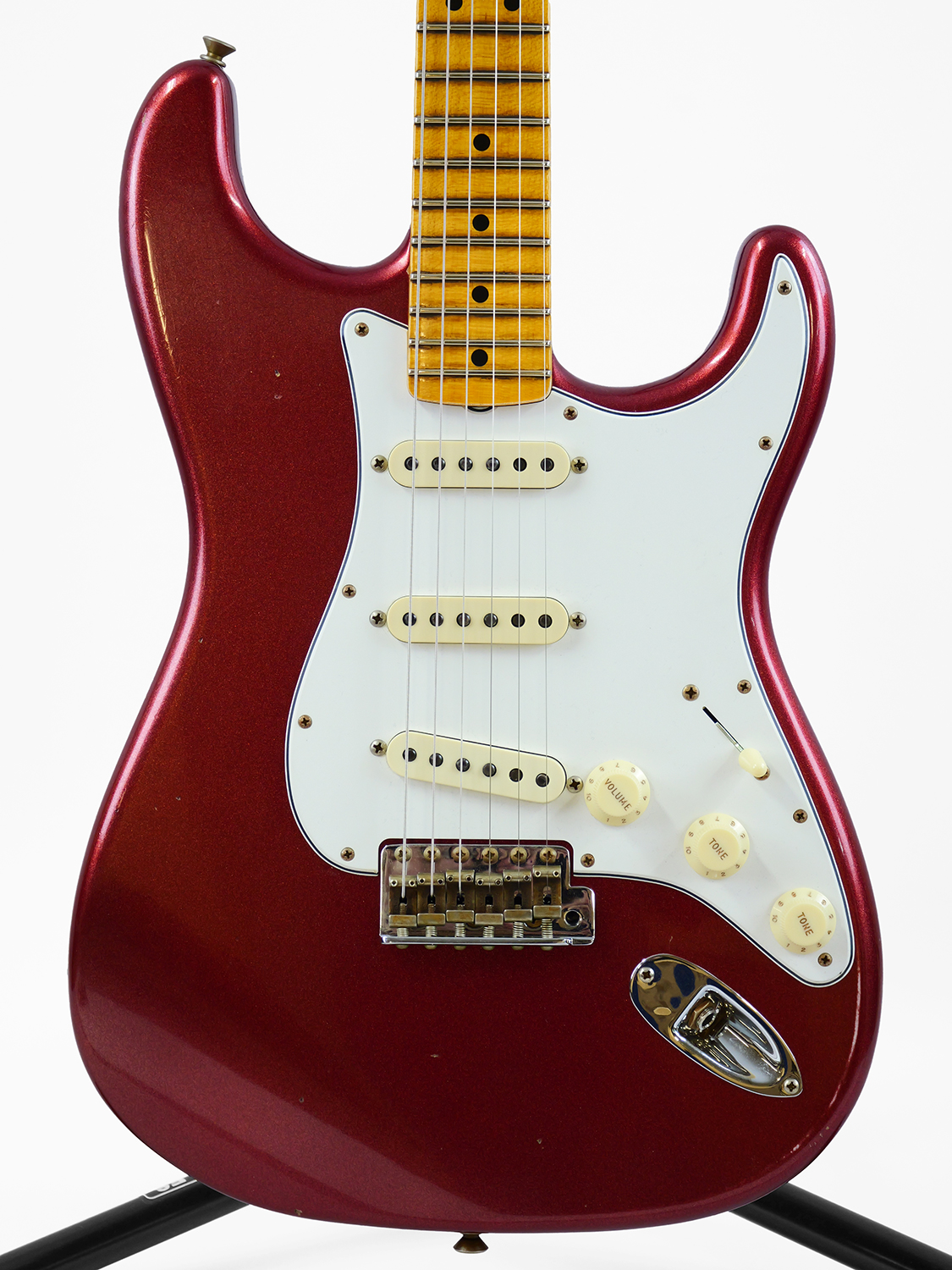 ☆Fender カスタムショップ セール実施中☆ Fender Custom Shop Limited Edition 1965 Stratocaster Journeyman Relic 2024 (Aged Fire Mist Red)