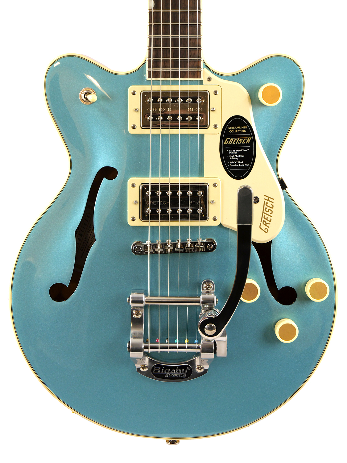 ☆Gretschセール実施中☆ Gretsch G2655T Streamliner Center Block Jr. Double-Cut with Bigsby (Arctic Blue)