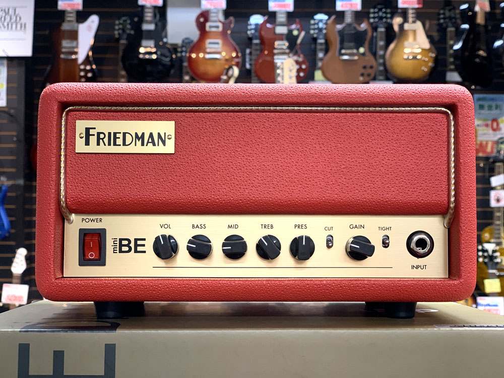 FRIEDMAN BE-Mini Head (Red Tolex/Gold Piping )
