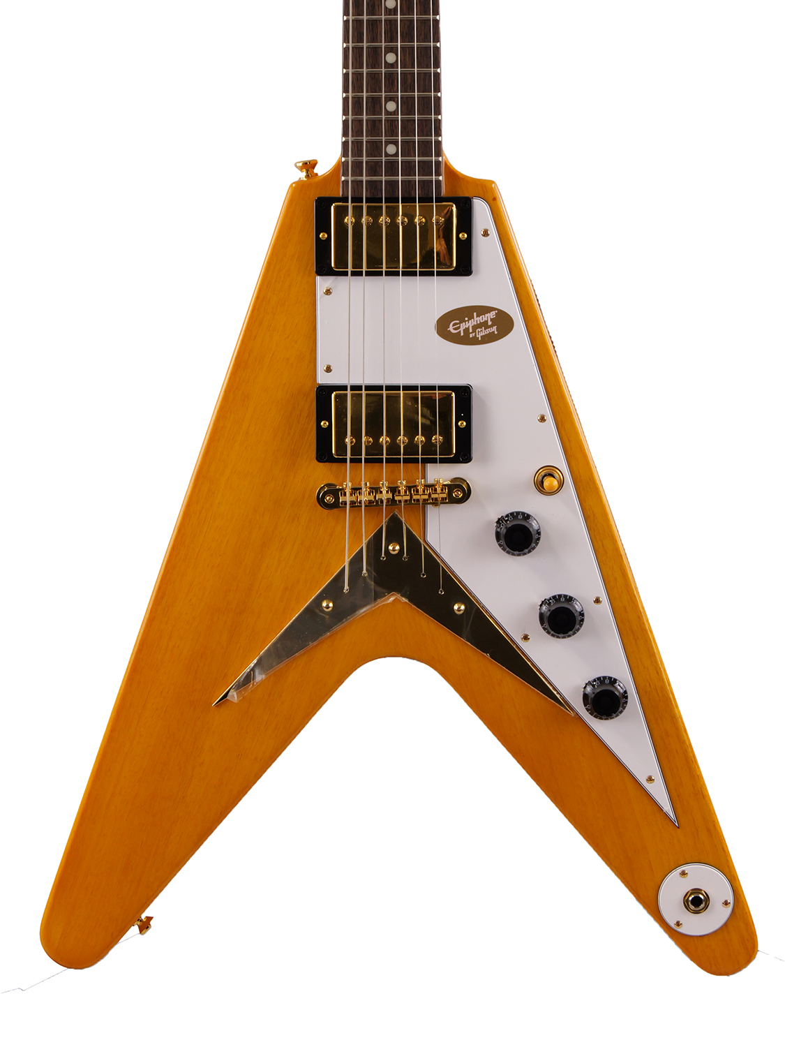 Epiphone Inspired by Gibson Custom 1958 Korina Flying V Aged Natural